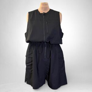 OLD NAVY StretchTech Black Zip Romper, NEW Without TAGS! Size 3X